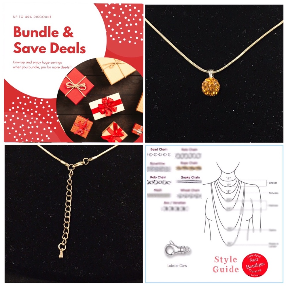 Sun Glow Sphere pedant & necklace